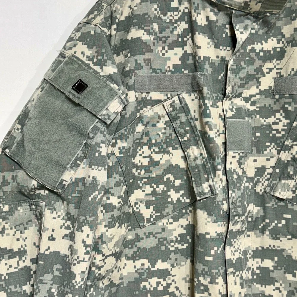 US‎ Army ACU Combat Uniform Coat UCP Digital Camo Large Long Ripstop Jacket
